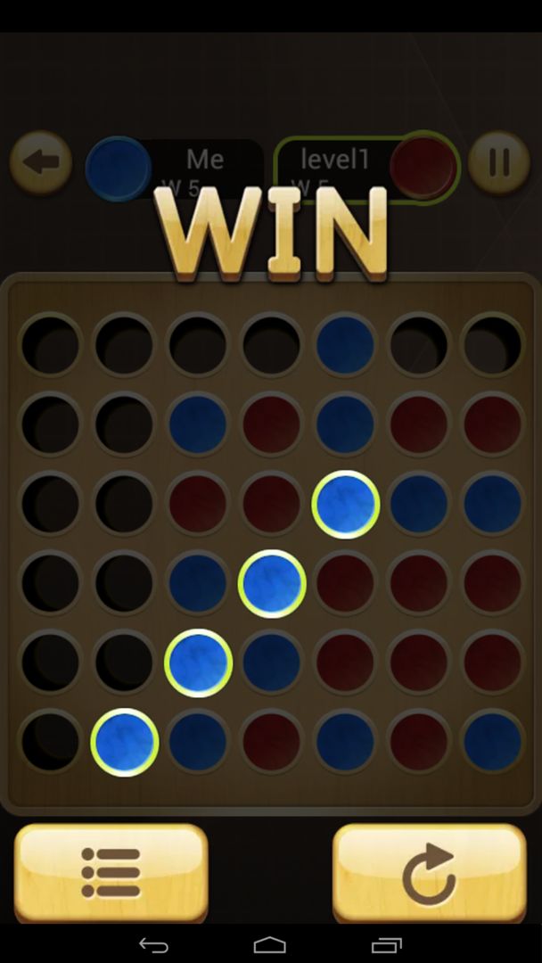 4 in a row king screenshot game