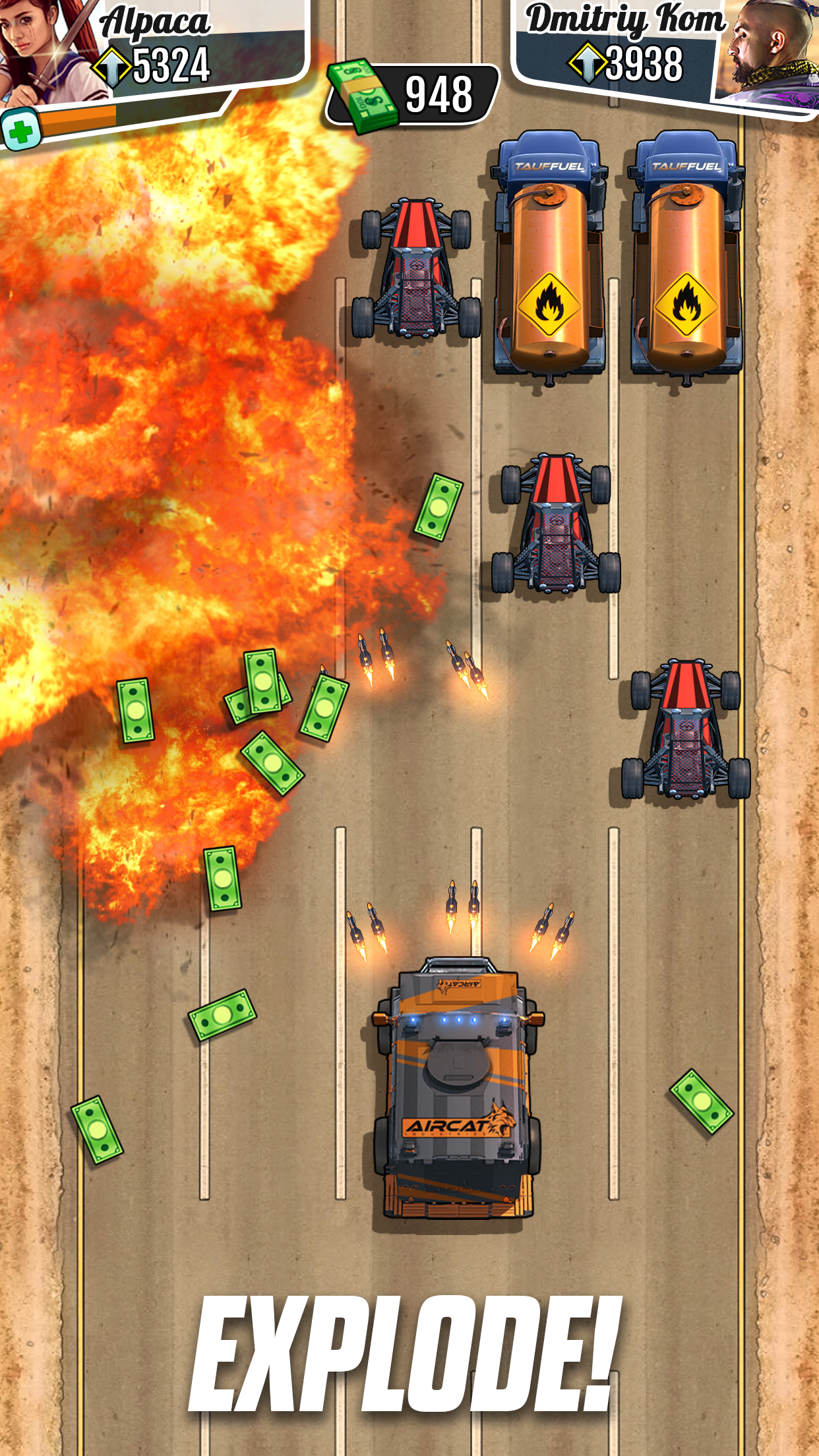 Fastlane: Road to Revenge Game Screenshot