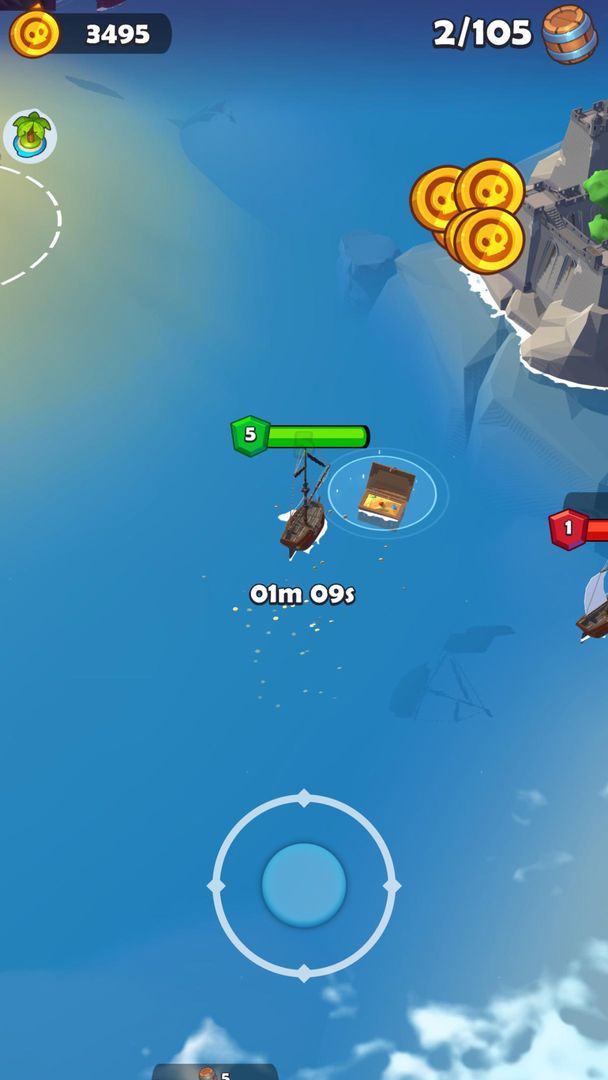 Pirate Raid - Caribbean Battle screenshot game