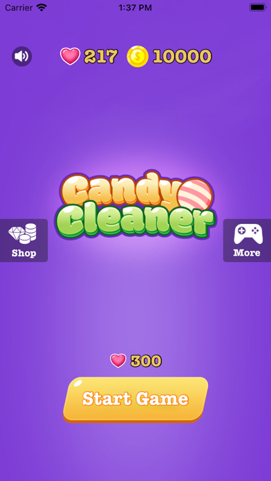 Candy Cleaner Game Screenshot