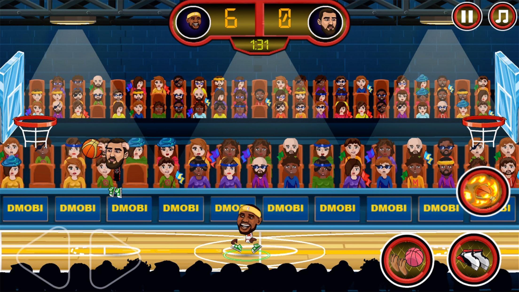 Screenshot of Basketball Legends: Dunk Game