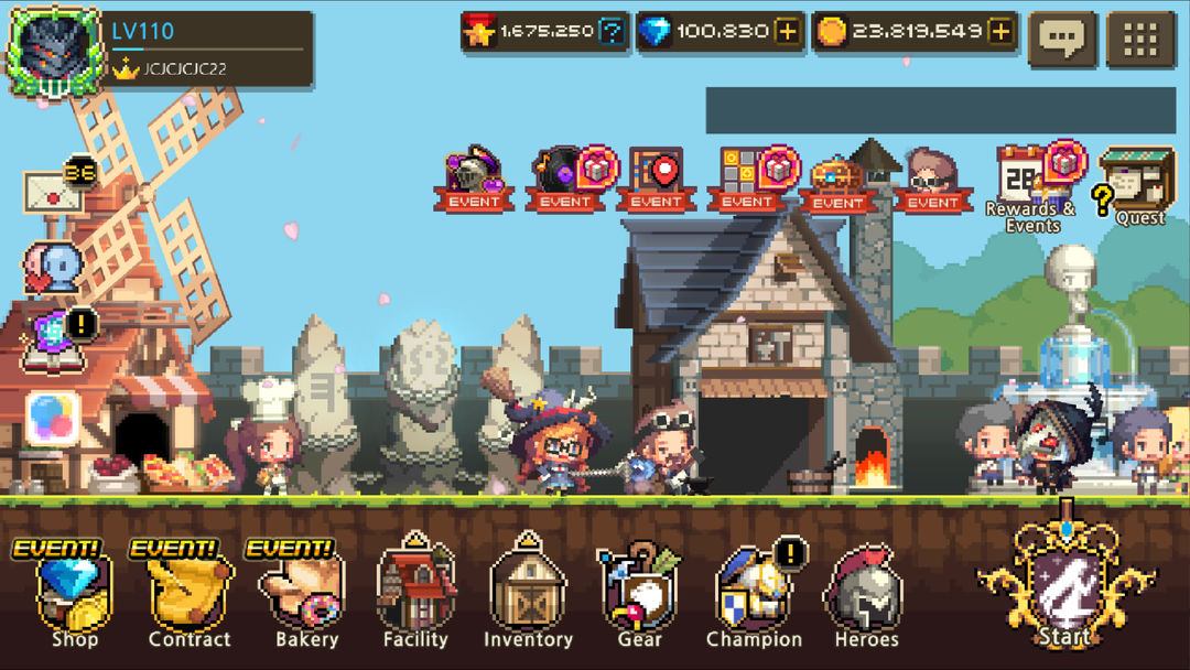 Crusaders Quest screenshot game