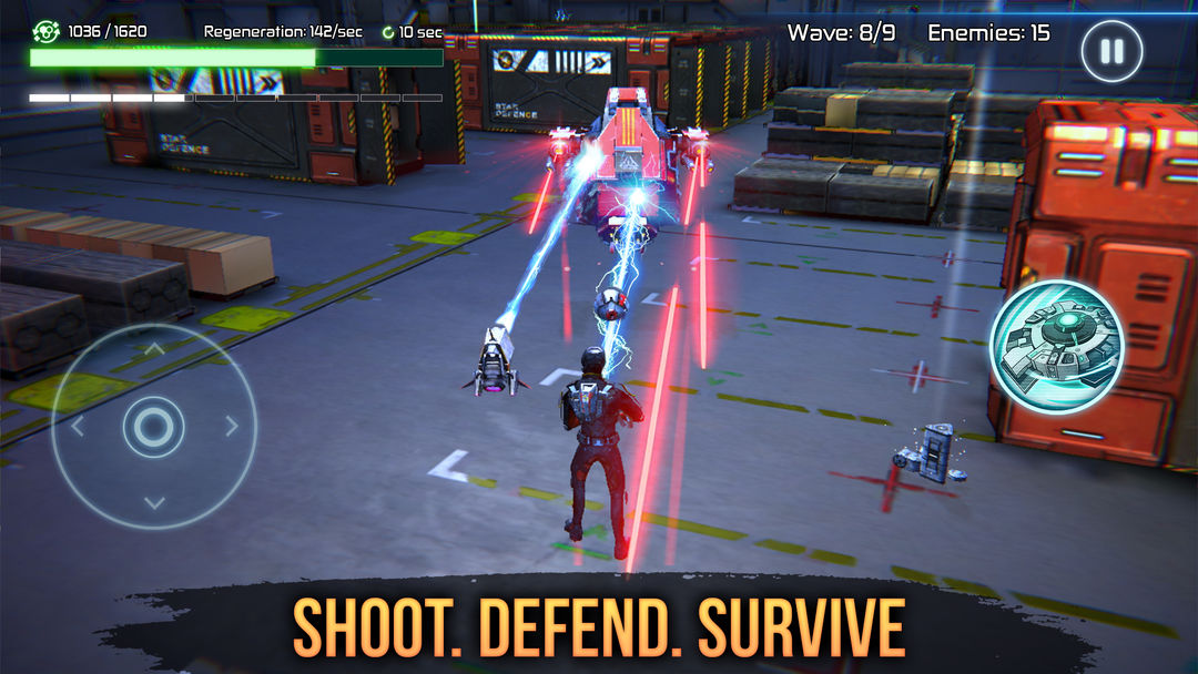 Screenshot of LVL36: Roguelike shooter