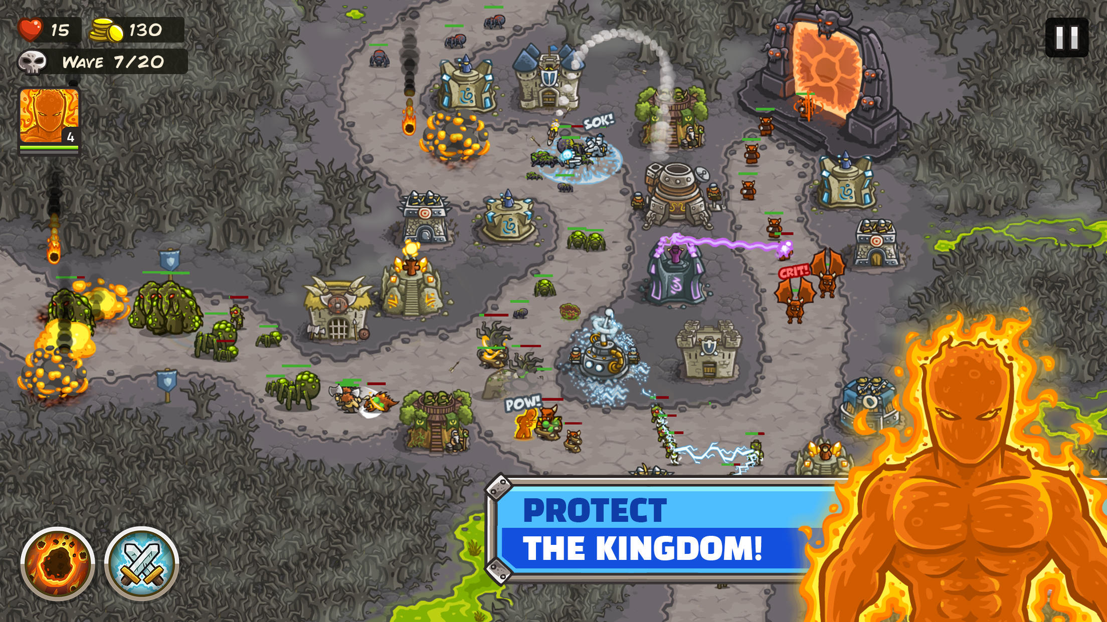 Kingdom Rush Tower Defense TD Game Screenshot