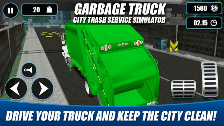 Screenshot 1 of Garbage Truck - City Trash Service Simulator 