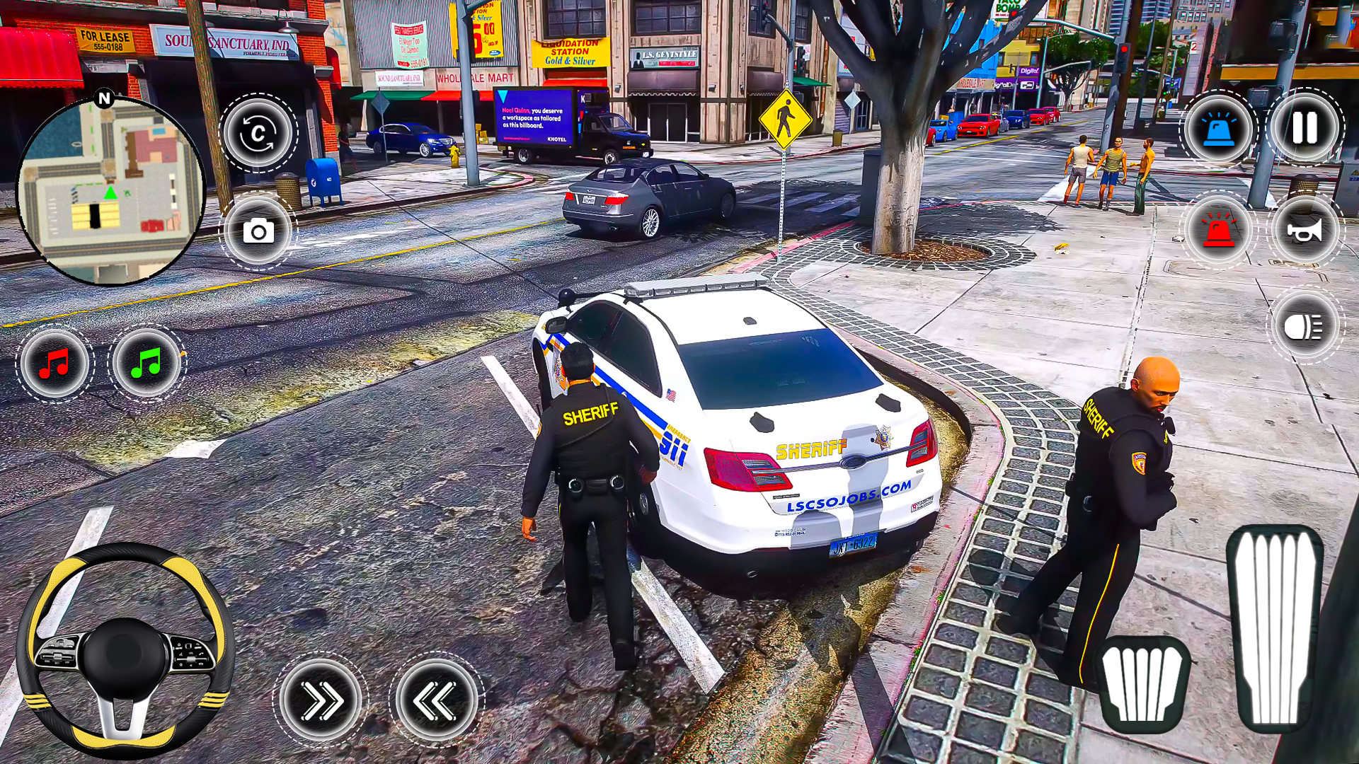 Captura de Tela do Jogo City Police Simulator Games 3d