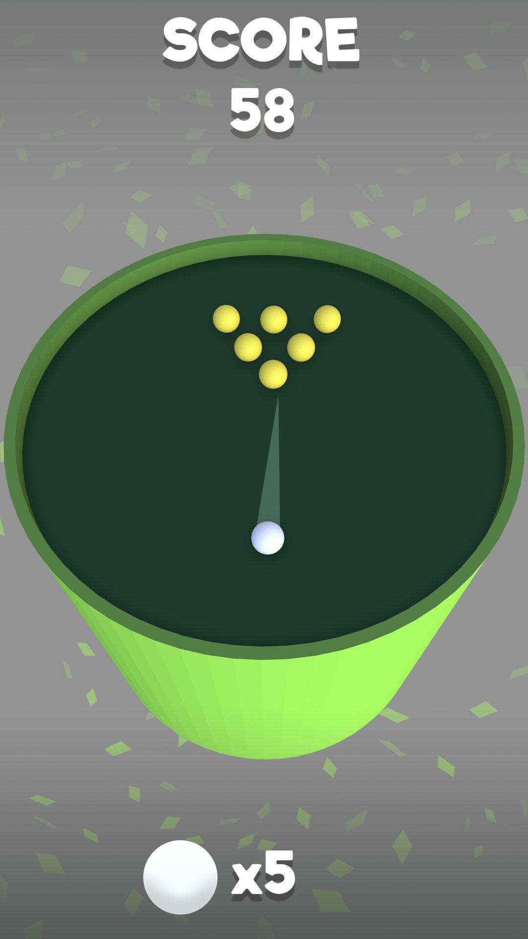 Circle Shoot Pool Game Screenshot