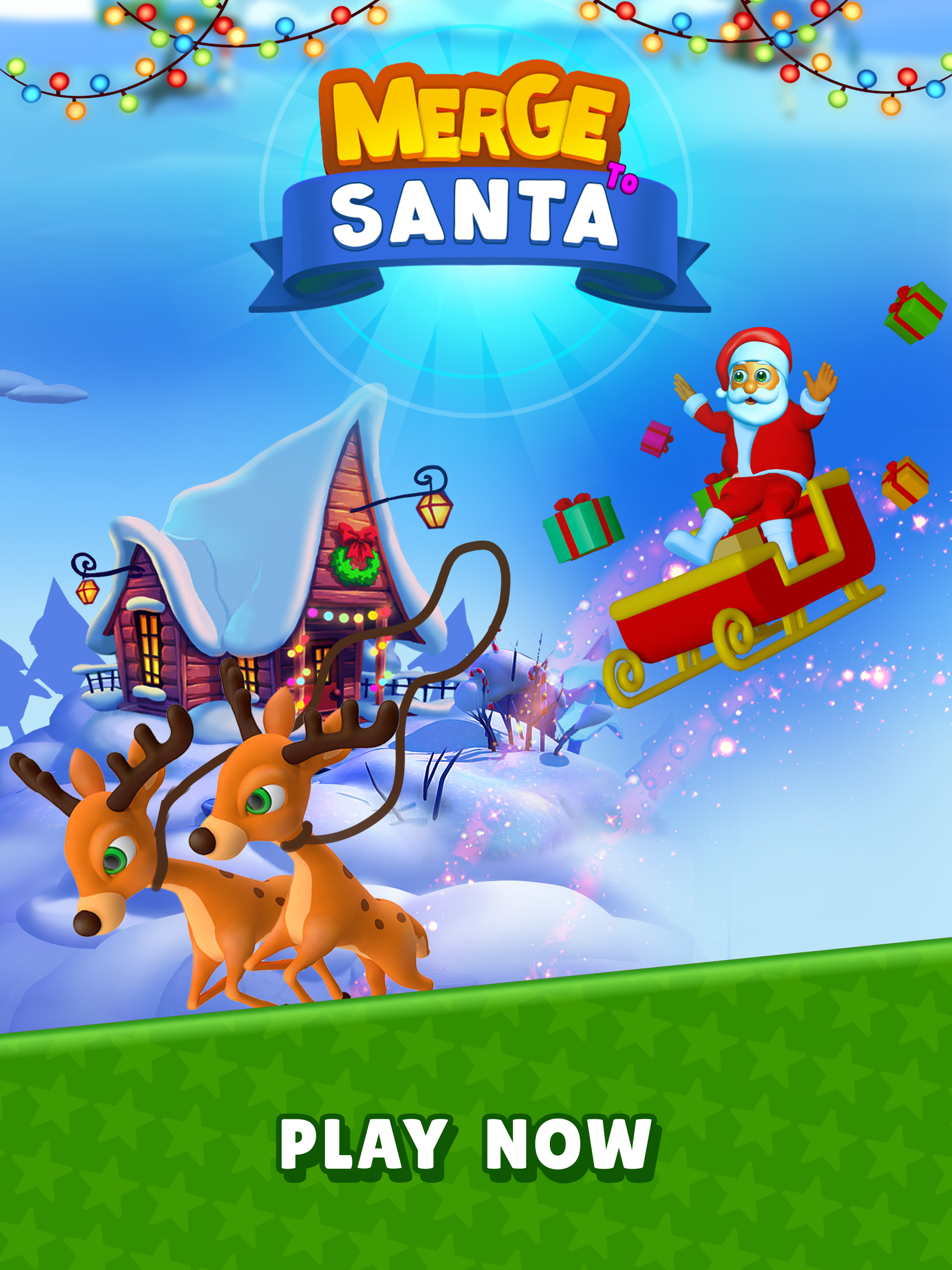 Merge to Santa: Fun Merge Game Screenshot
