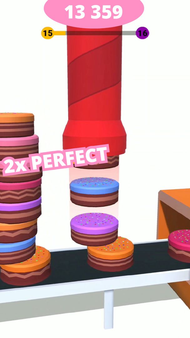 Screenshot of Cake Tower - New tower builder game