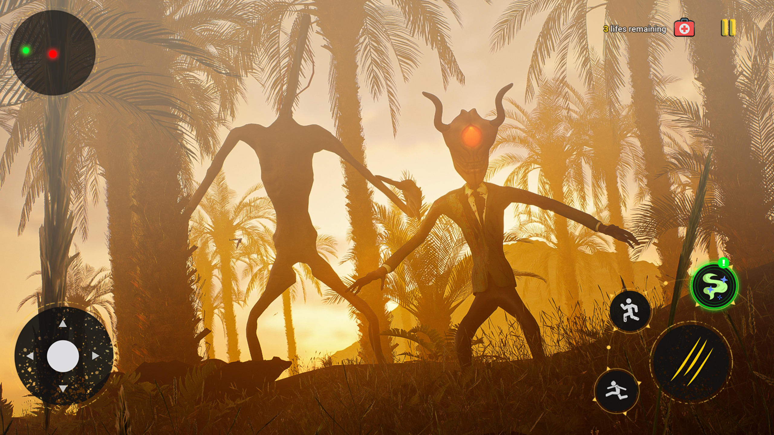 Scary Head Siren Escape Games Game Screenshot