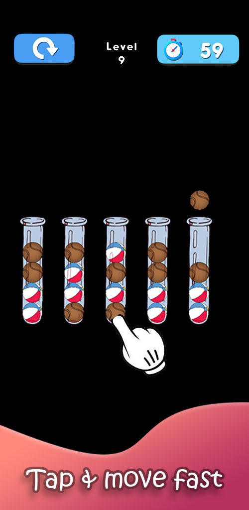 Ball Sort - Big Ball Puzzle 게임 스크린샷