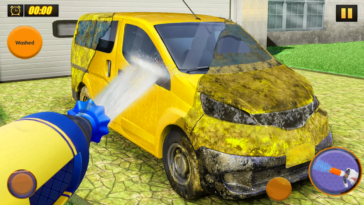 Screenshot 4 of Car Power Wash Car Games 3D 