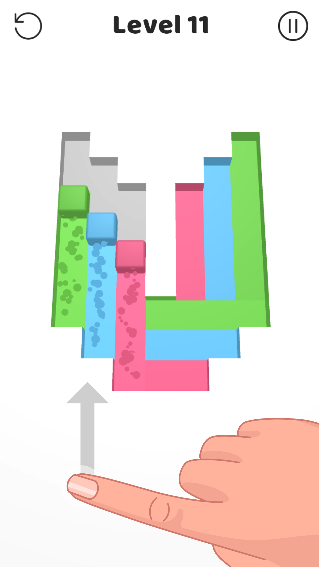 Screenshot of Color Swipe