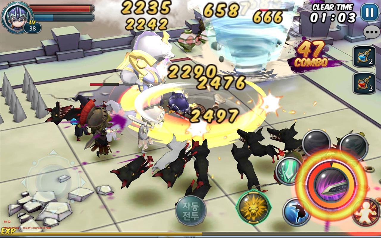 Captura de Tela do Jogo 용사X용사