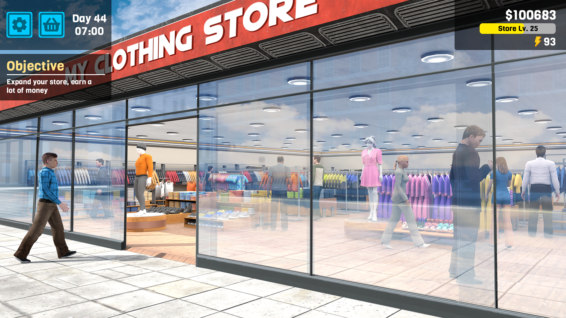 Clothing Store Simulator Game Screenshot