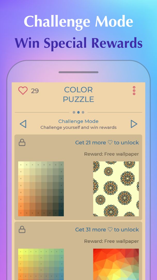 Screenshot of Color Puzzle - Master Color and Hue
