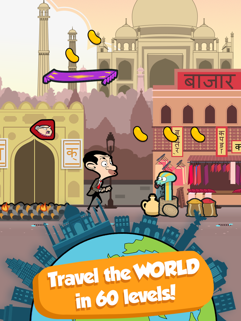 Mr Bean™ - Around the World 遊戲截圖