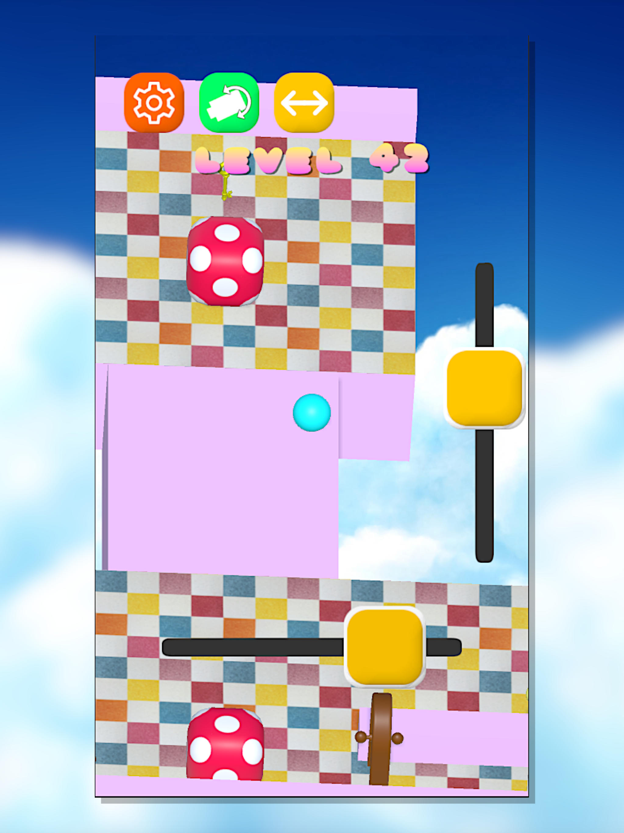 RollingFlagBall Game Screenshot