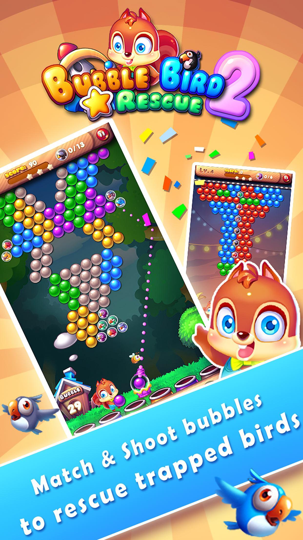 Bubble Bird Rescue 2 - Shoot! ภาพหน้าจอเกม