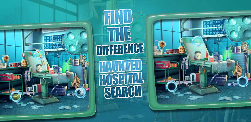 Banner of Encontre a Diferença Haunted Hospital Search 