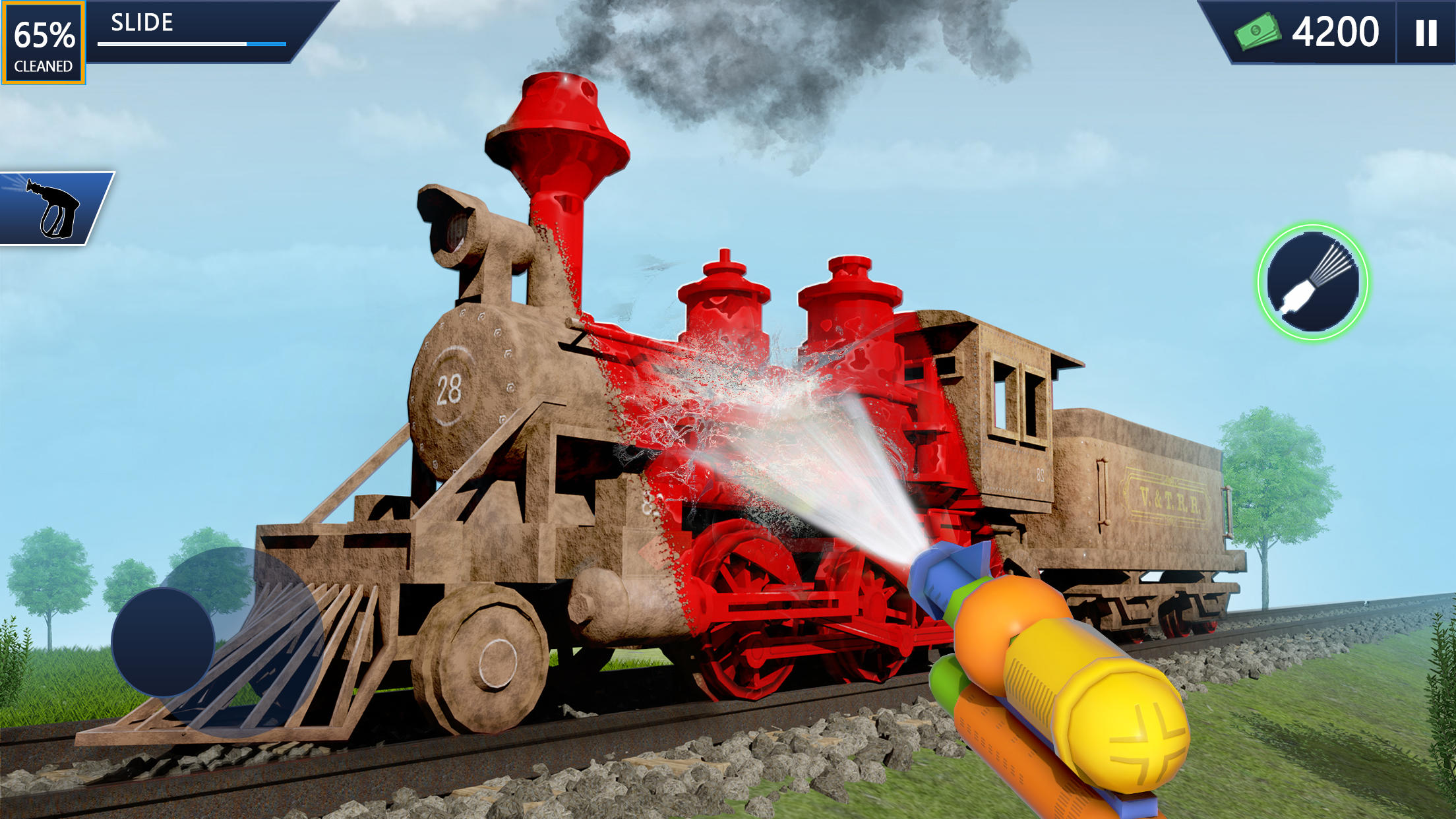 Power Gun - Washing Simulator Game Screenshot