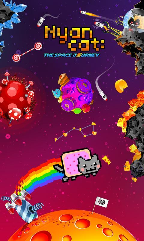 Nyan Cat: The Space Journey 게임 스크린 샷