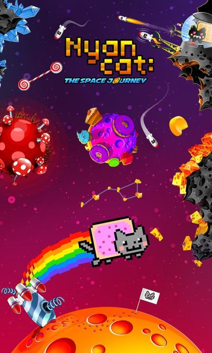 Screenshot 1 of Nyan Cat: The Space Journey 