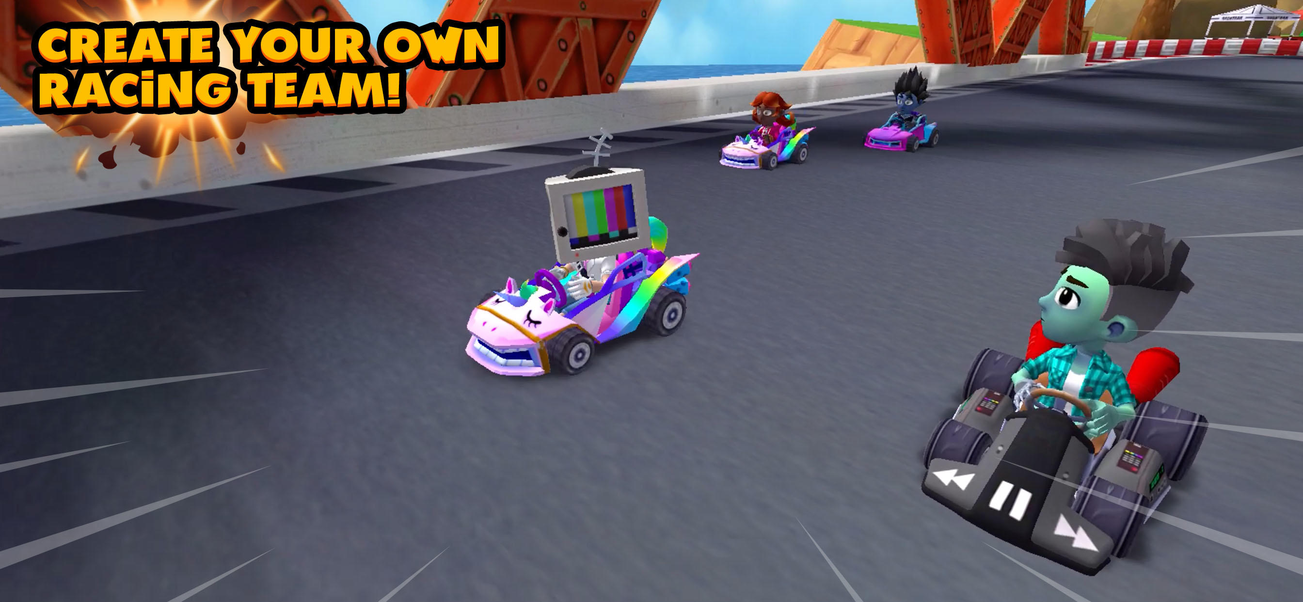 Boom Karts Multiplayer Racing Game Screenshot