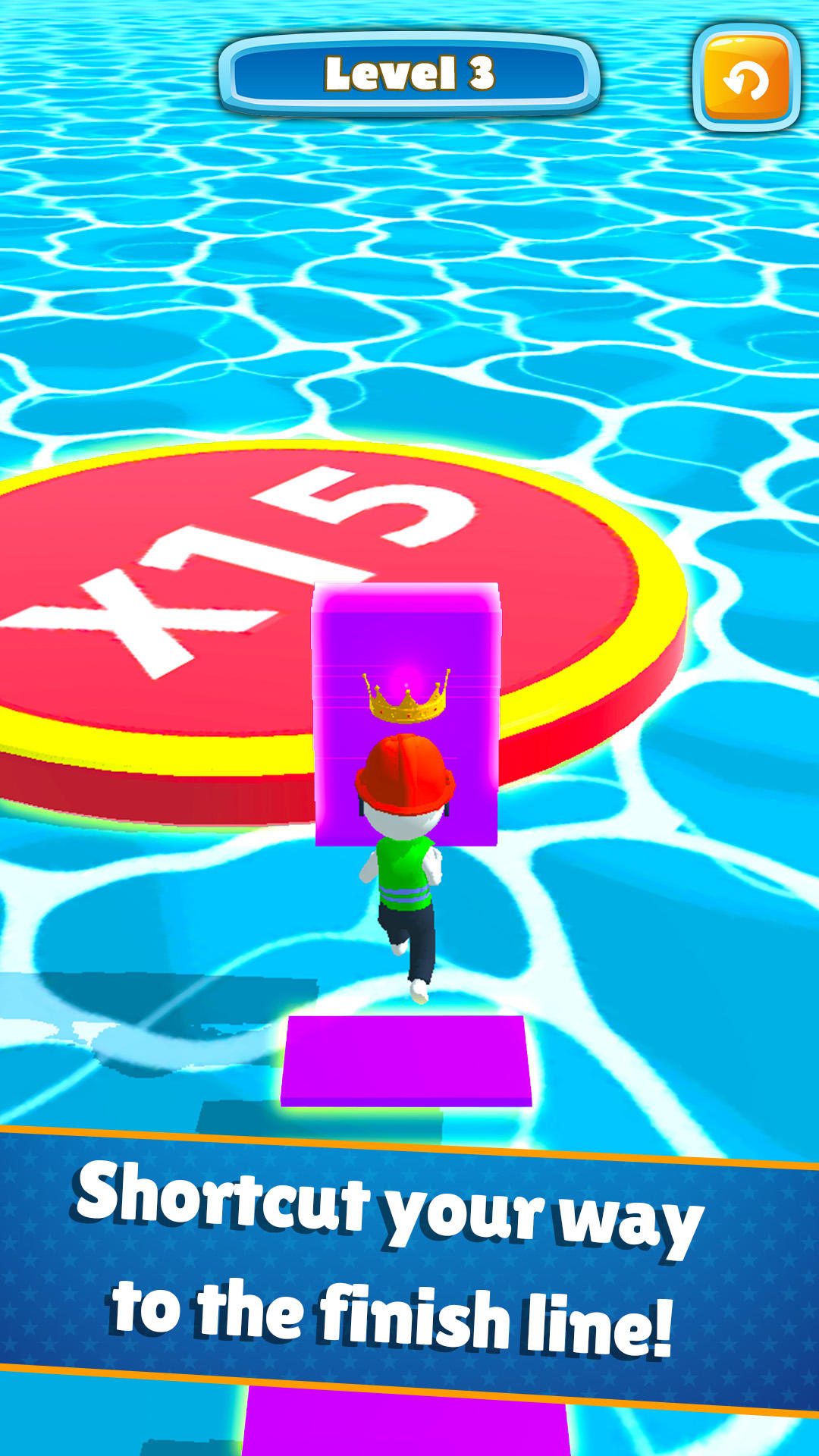 Captura de Tela do Jogo Shortcut Racing Fun Game