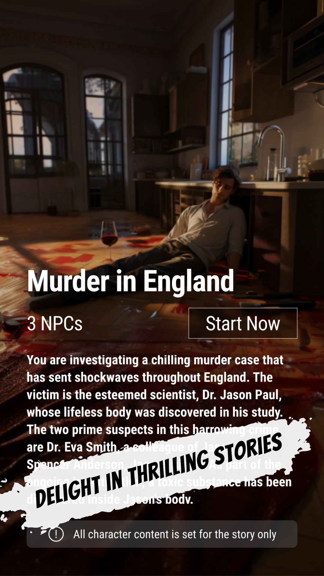 AI Suspects: Unmask AI Crime Game Screenshot