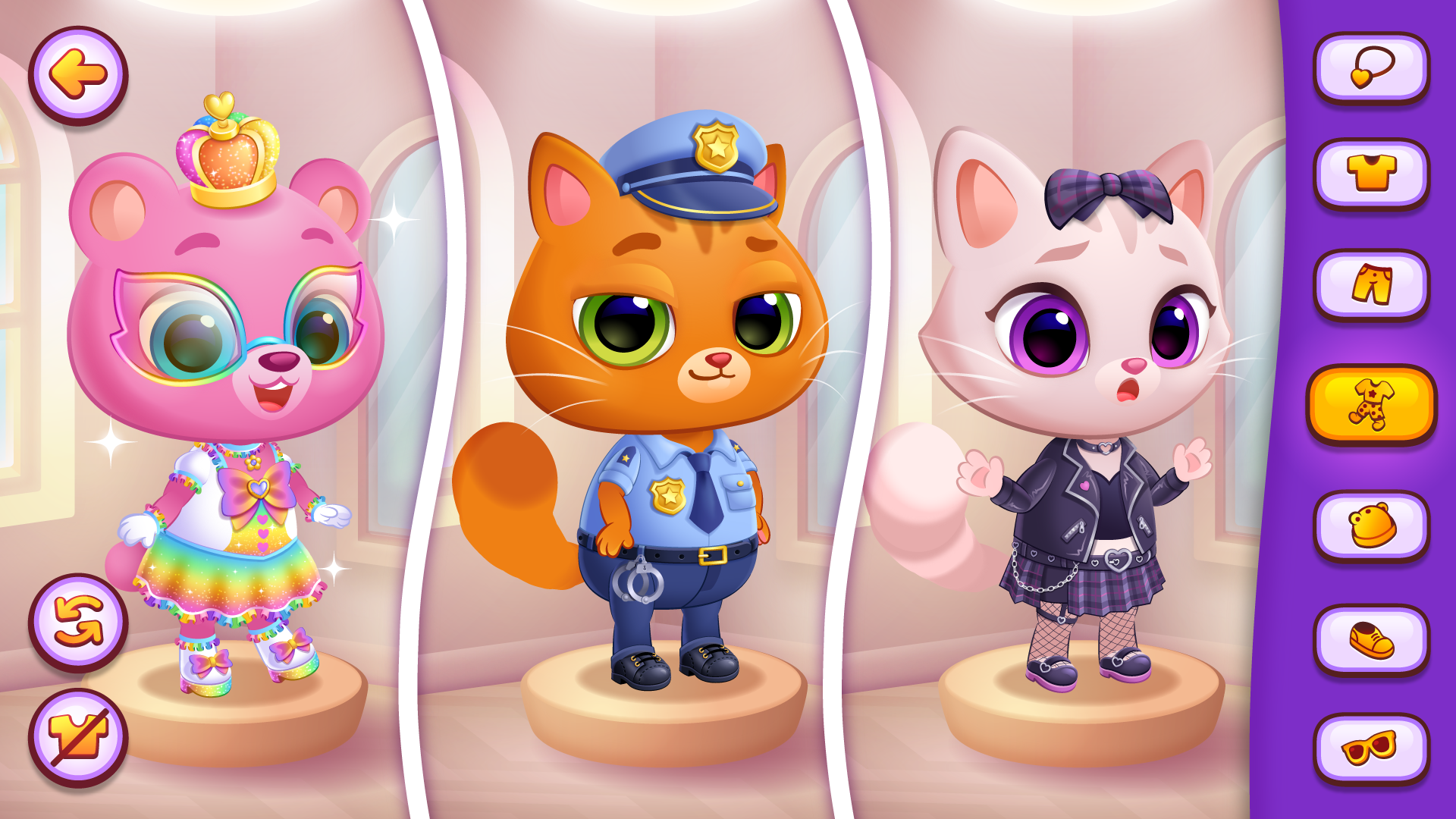 Bubbu & Mimmi ワールド ゲームのスクリーンショット