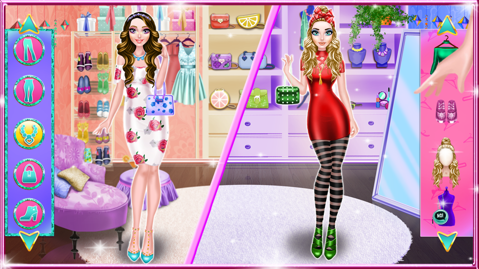Stylish Sisters - Fashion Game Game Screenshot