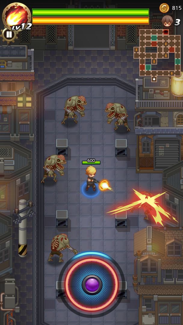 Mystic Gunner: เกมผจญภัยแอ็คชั่นการยิงสไตล์ ภาพหน้าจอเกม