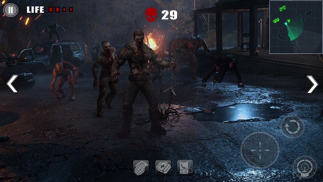 殭屍生存日 - 免費殭屍射擊遊戲遊戲截圖