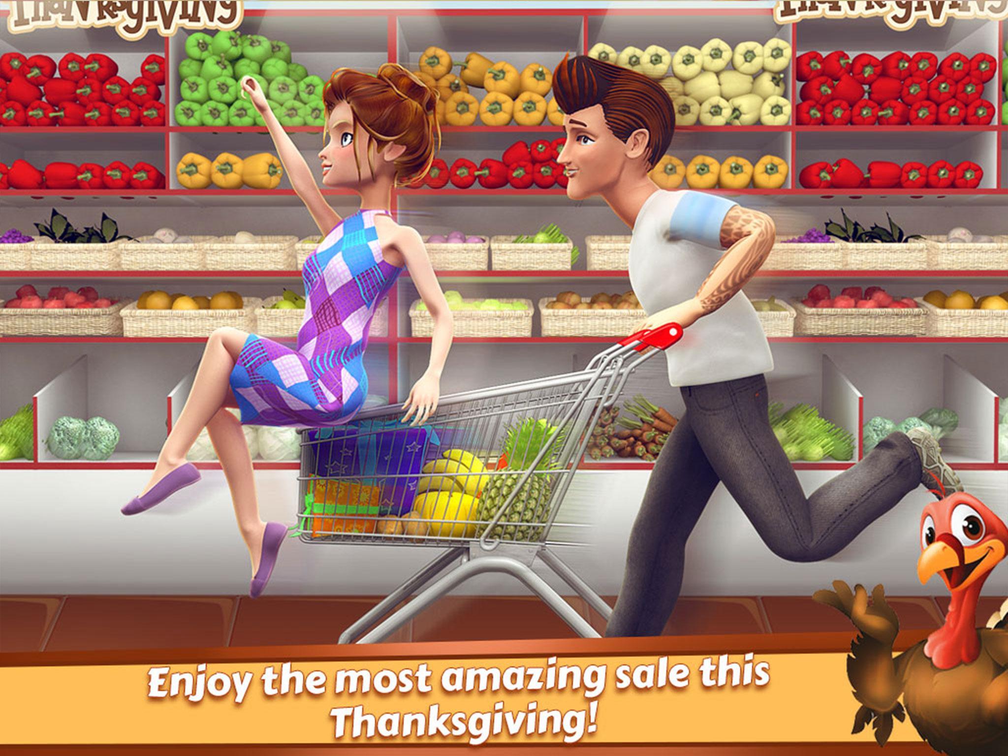 Thanksgiving Store Cashier & Manager Game Screenshot