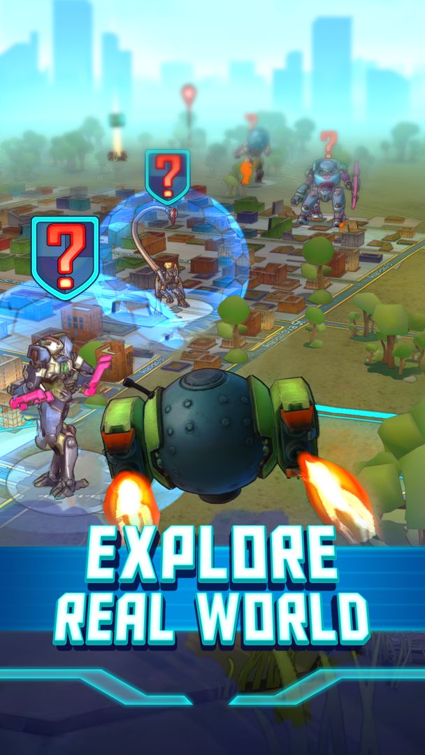 Screenshot of Mech Invasion: combat robots