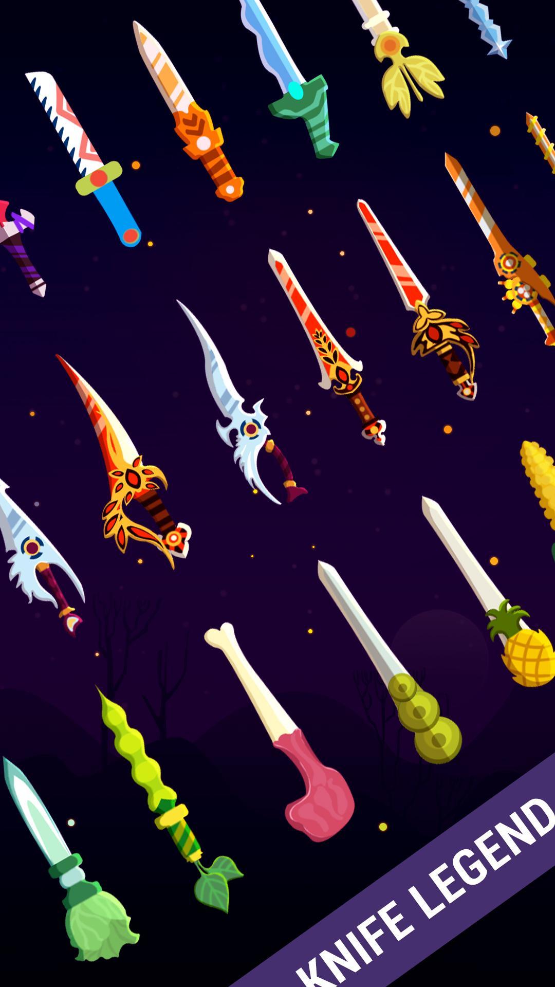 Knife Legend - Knives to rush and hit Fruit & Boss 게임 스크린 샷