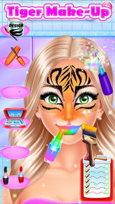 Screenshot of Face Paint Party Salon Games