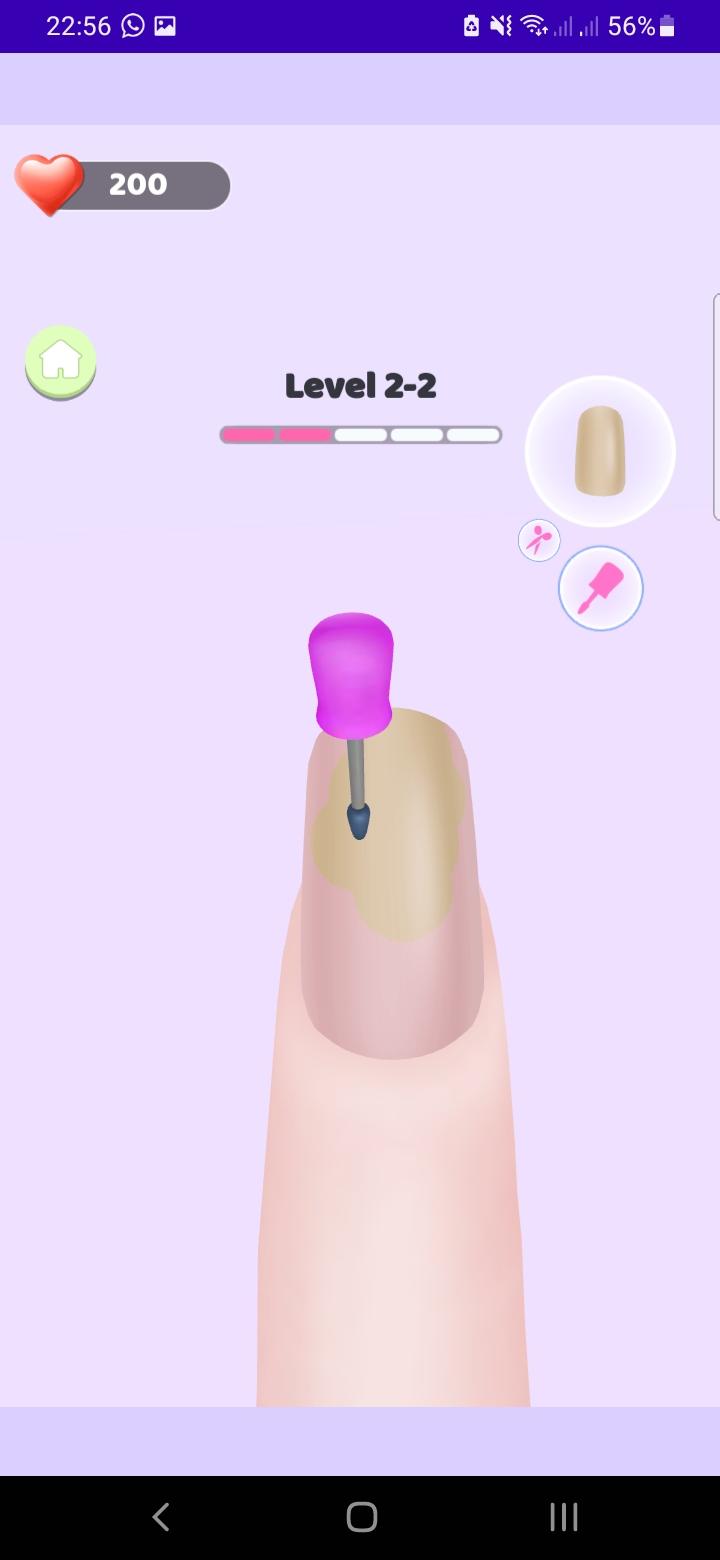 Screenshot of Nail Salon Girl Game