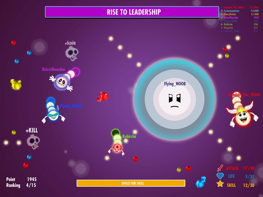 Screenshot of egg.io brutal ovar - io games