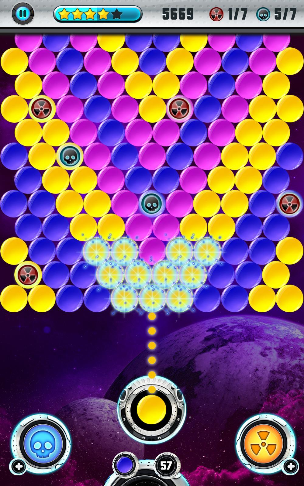 Deluxe Bubble Shooter Game Screenshot