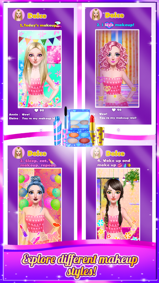 Internet Fashionista - Dress up Game ภาพหน้าจอเกม