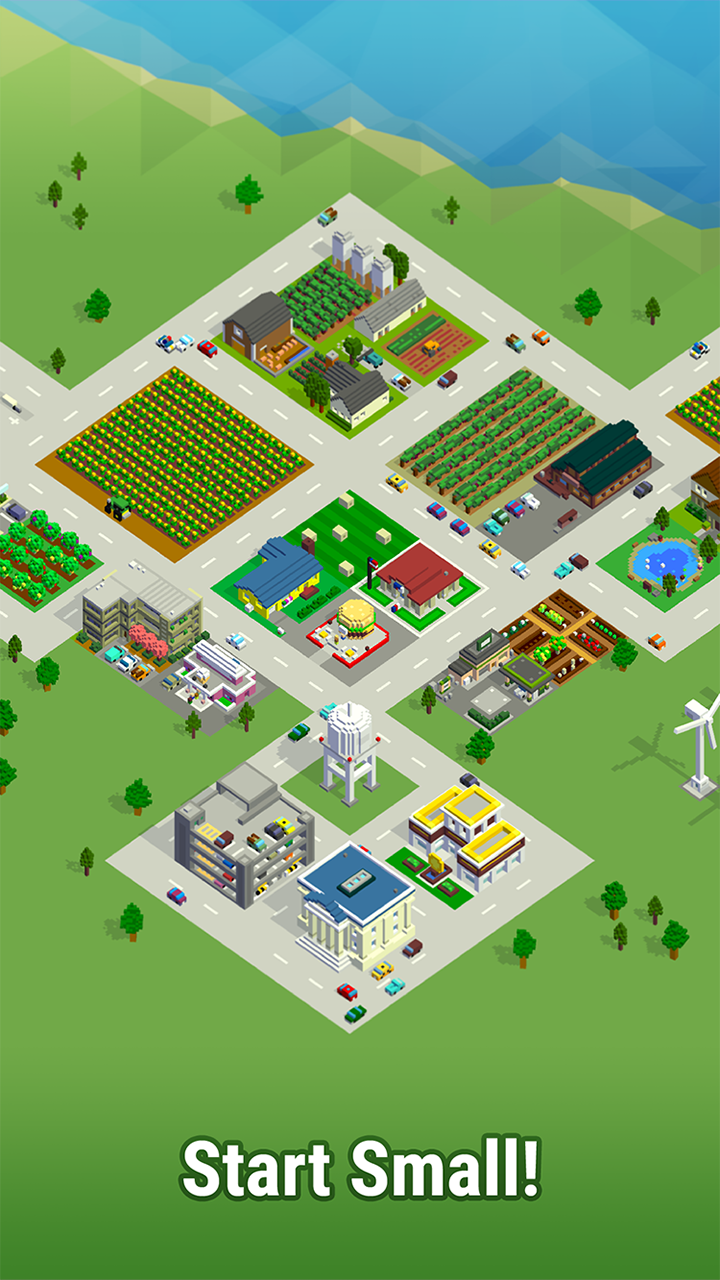 Screenshot 1 of Bit City - Pocket Town Planner 1.3.6