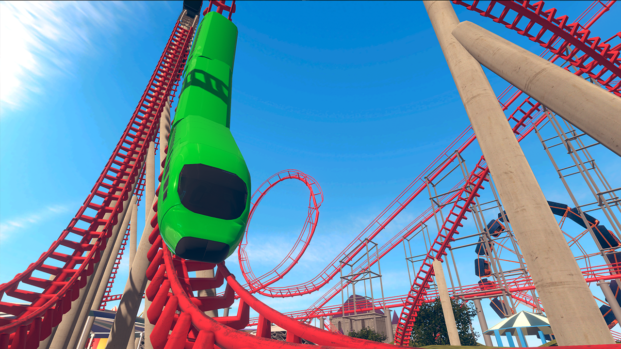 Roller Coaster Train Sim 2023 Game Screenshot