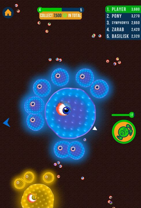 Screenshot 1 of Alien Blob io 3.0.2