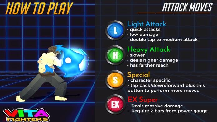 Screenshot of Vita Fighters