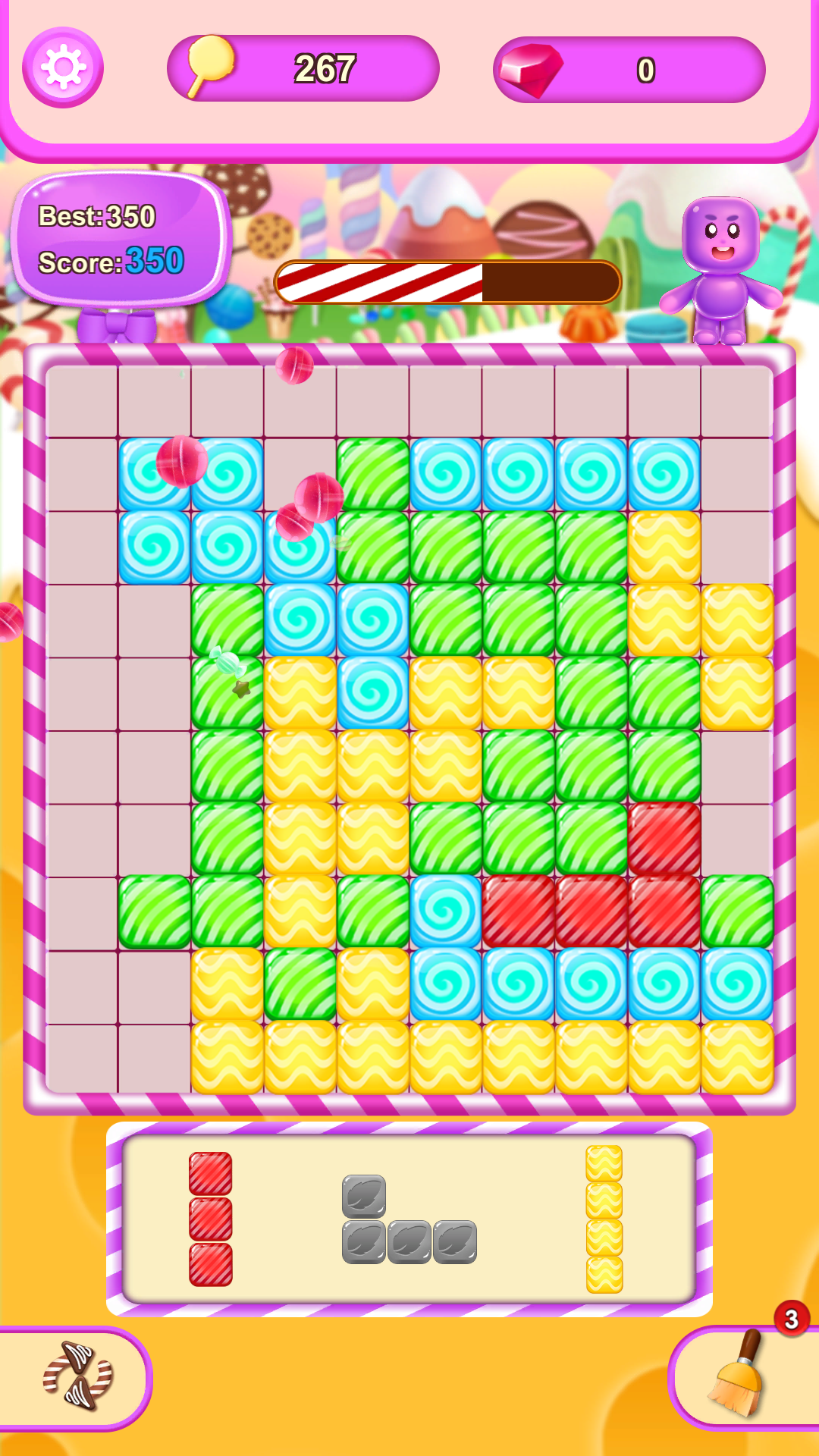 Screenshot 1 of Quebra-cabeça de blocos de doces 1.0.2