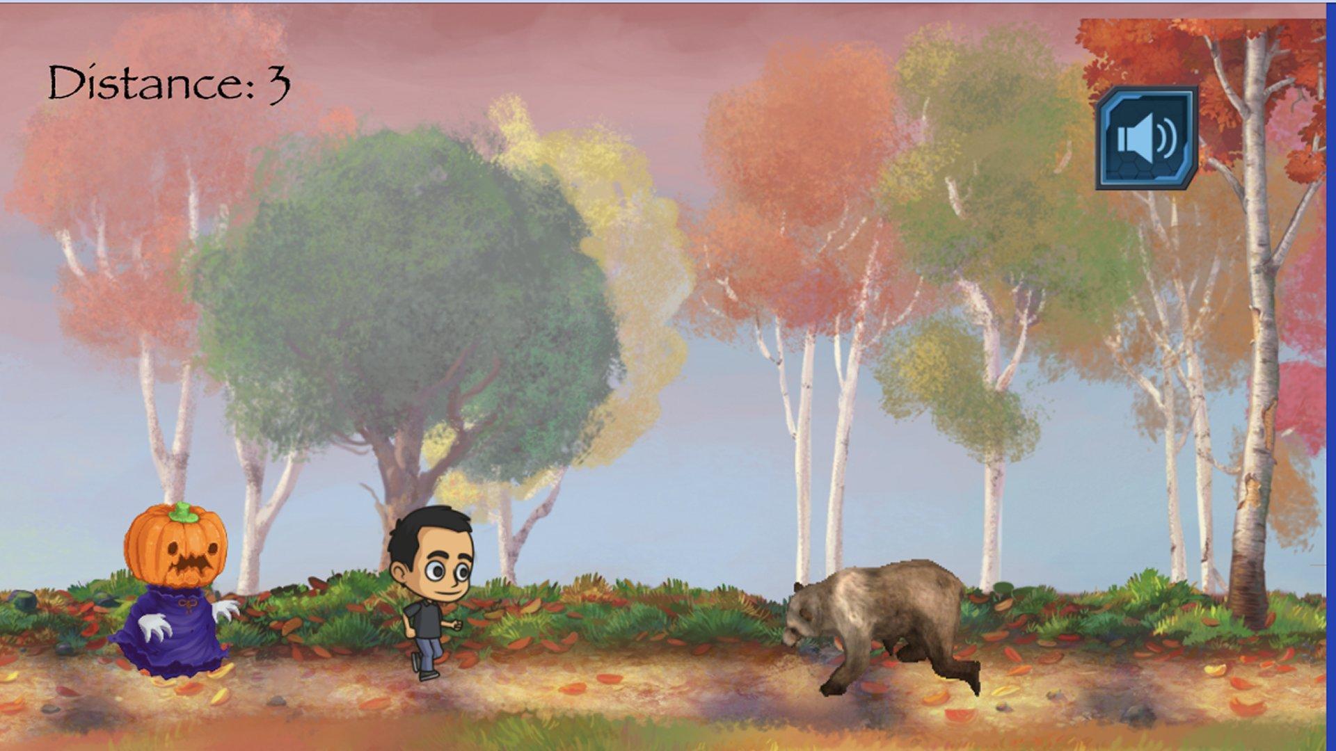 Autumn Endless Runner Game Screenshot