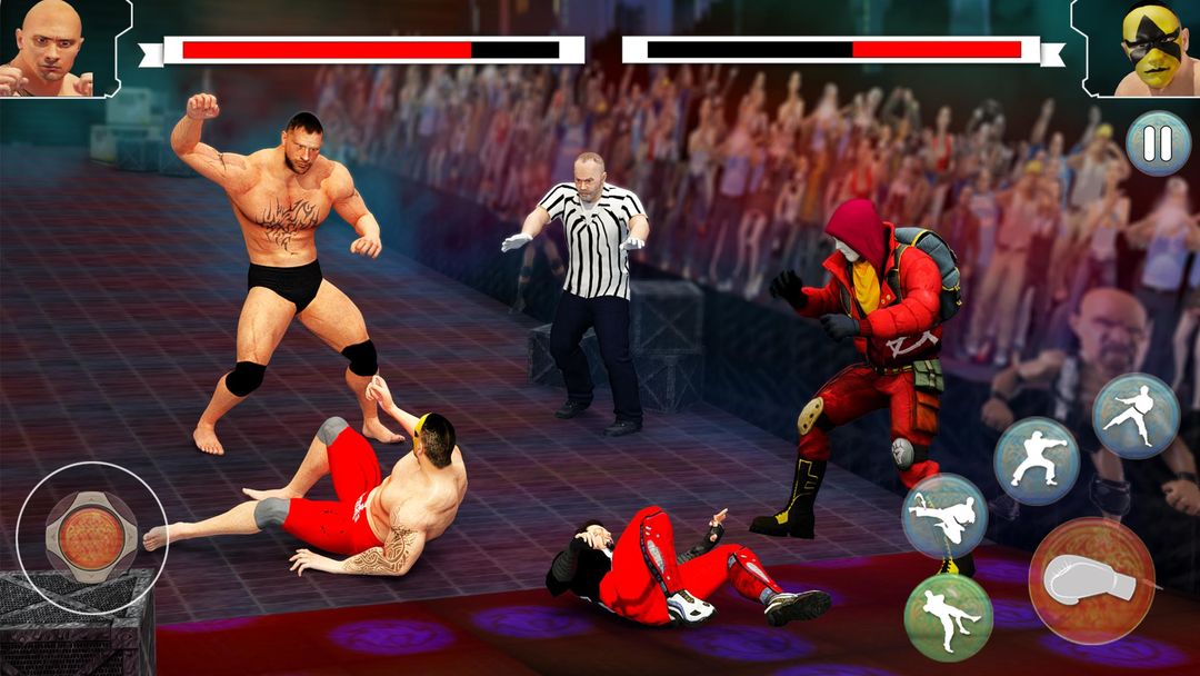 Screenshot of Beat Em Up Wrestling Game