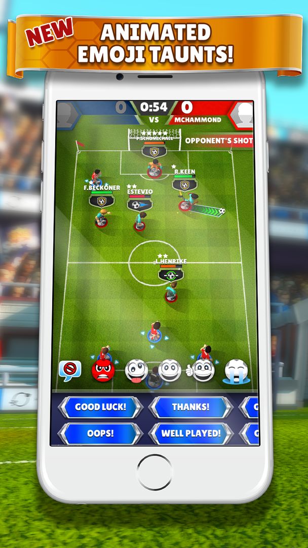 Screenshot of Kings of Soccer - Multiplayer Football Game